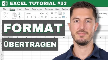 Format übertragen in Microsoft Excel | Einfach per Klick Formatierung kopieren - Excel Tutorial #23