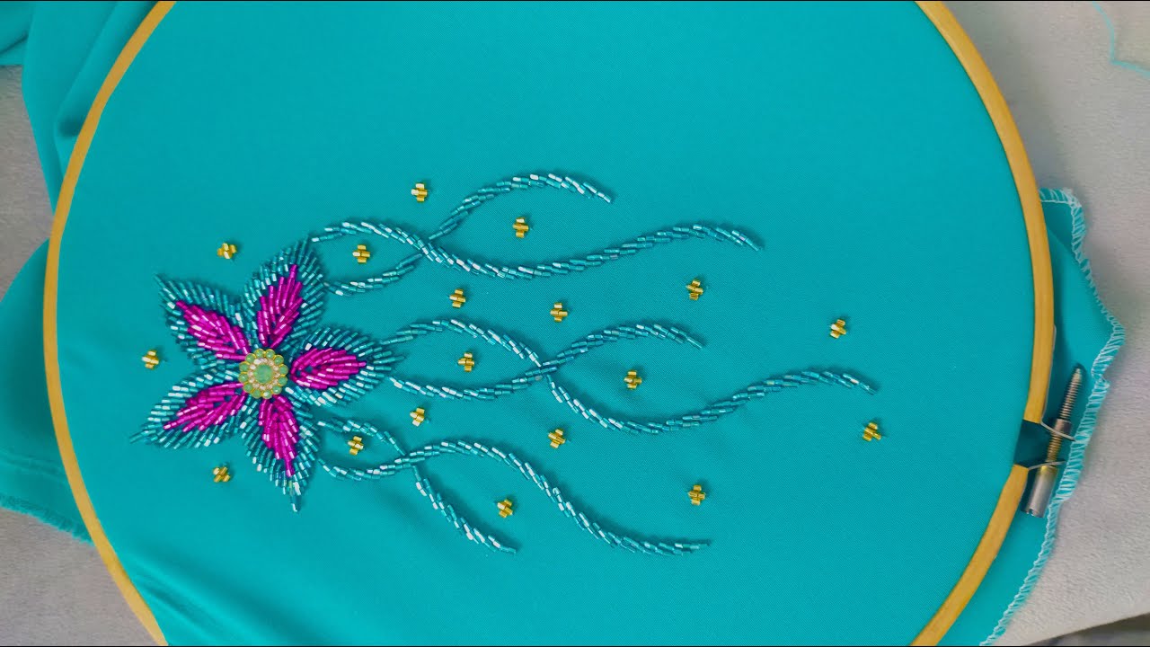 🔹 رشمة خفيفة وسهلة للبنات | تعلمي التنبات بالعقيق للمبتدئات خطوة بخطوة