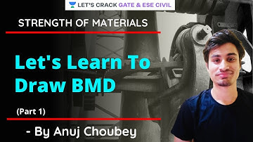 L 07 | Lets Learn How To Draw B.M.D. (Part 1) | Strength Of Materials | GATE/ESE 2021 | Anuj Sir