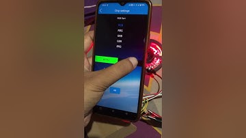 cara setting led ws2812 dengan modul dmx #shortsvideo #moduldmx #led #ledrgb #ledlamp