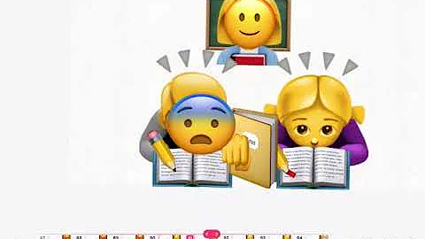 Emoji school ll FlipaClip ll good girl ll bad boy ll at school and at home ll end : thx for watching