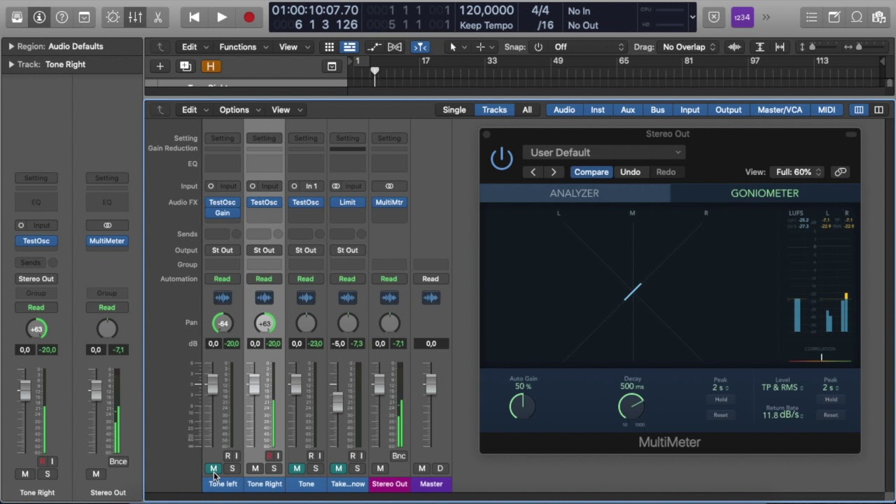 Goniometer & Correlation Meters