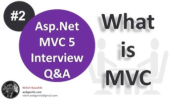 (#2) What is MVC  | ASP.NET MVC Interview Questions and Answers