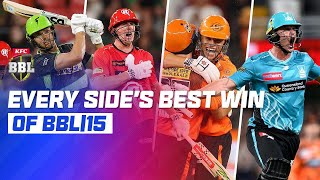 TRIUMPHANT! 🥳 Every Side's Greatest Win From #BBL15