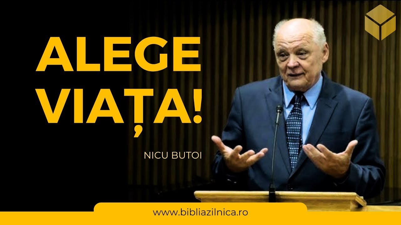 Nicu Butoi - Alege viața!