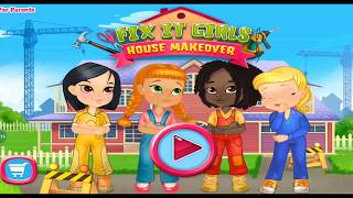 Fix It Girls - House Makeover - Play Household Repair Kids Games -  Fun Games for Children-Girls screenshot 1