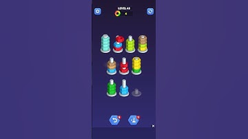 Level 45 NutSort puzzle #nutsort #games #gameplay #gaming #famgaming #gameture #gameplay