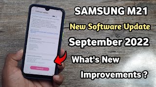Samsung M21: New Software Update | September 2022 | What's New Improvements? screenshot 4