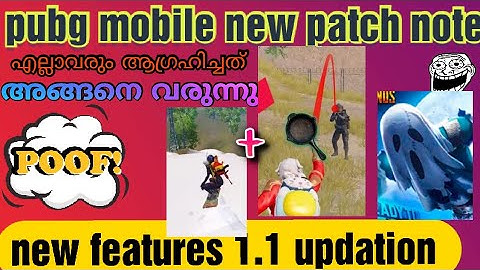 Pubg new 1.1 updation in beta | pubg new update | pubg malayalam