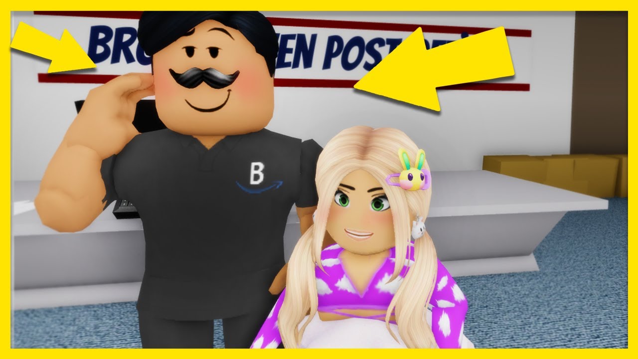 👶 KARGOCU OLDUM😂 😈 ROBLOX BROOKHAVEN KOMİK HİKAYE | KÜBRA NİSA
