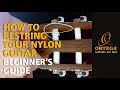 How To Restring Your Nylon Guitar | 12-Hole-Bridge | Ortega Guitars | Atmosphere Green Strings