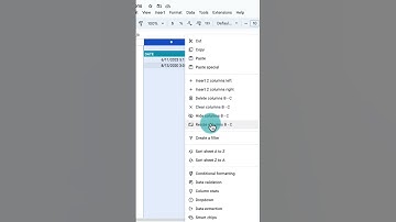 Column Width in Spreadsheets