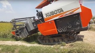 ម៉ាស៊ីនច្រូតស្រូវ Modern Technology Agriculture Equipment -  Awesome Rice Harvester Machines