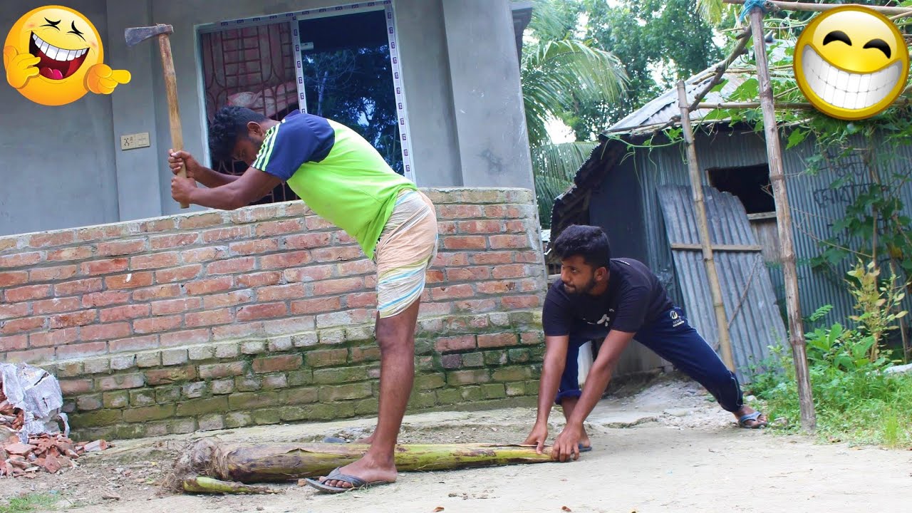 Tree Pulling Crazy Man Prank!Best Tree Pulling Prank 2021!Prat 2!By Furti Fun BD