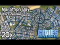 Cities Skylines - Marathon Bay 20x | No MODs, No DLCs