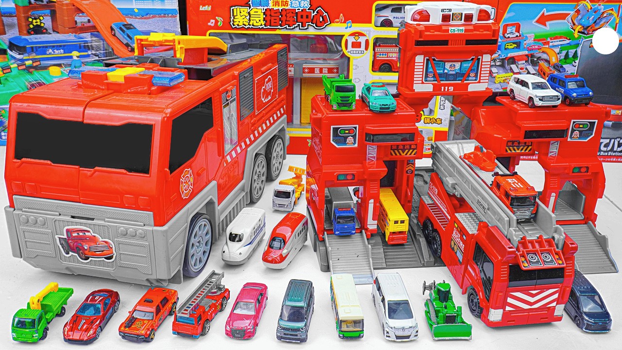 緊急救援！消防車と運搬車の大合集 Emergency Rescue! A Collection of