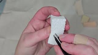 How to make mottling sponges