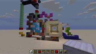 1 wide color combination lock Minecraft