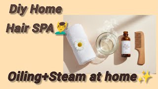 “How I Do Hair Spa at Home | Easy Jugaad Steam Method 🔥” #haircare#hairsteamhaircare #oiling screenshot 5