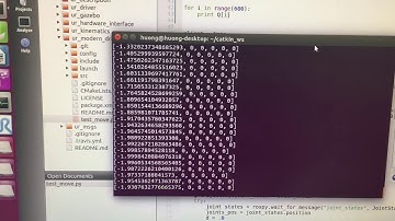 UR5 and ros programming