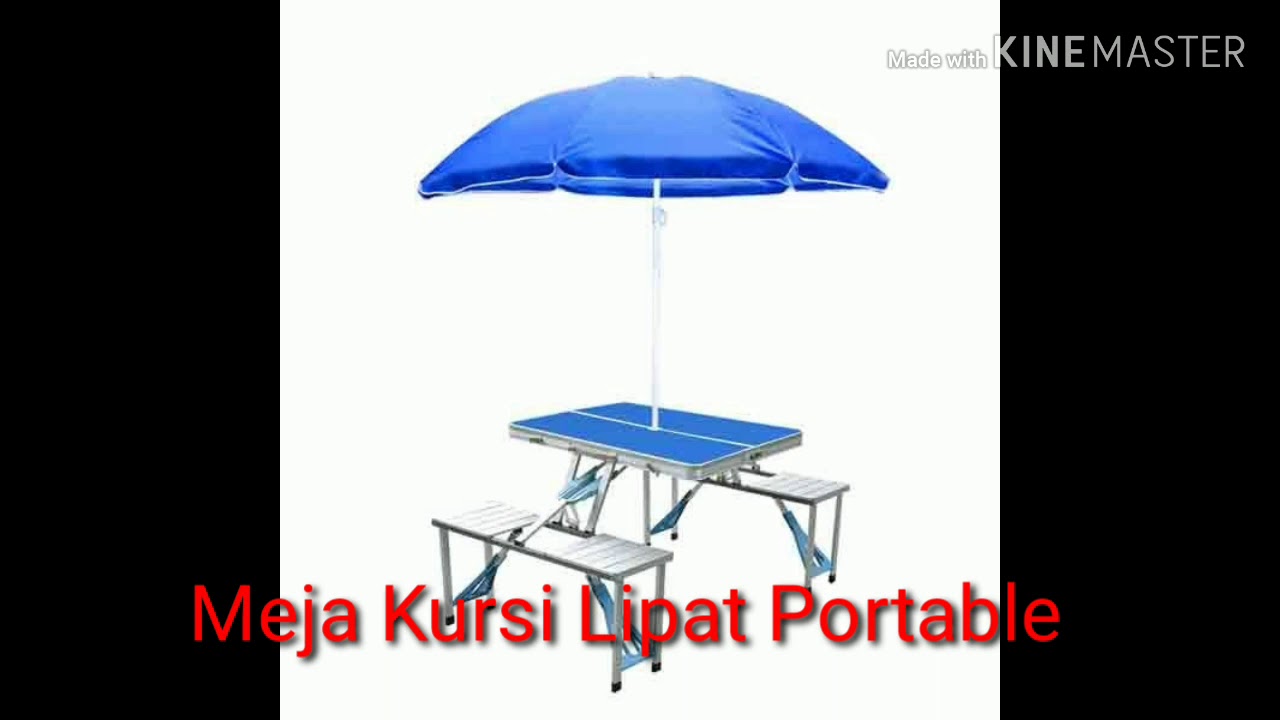  Meja  Kursi  Lipat  Portable  YouTube