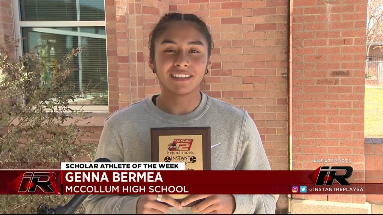 Scholar Athlete Genna Bermea, McCollum High School YouTube