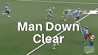 Man Down Clear | Lacrosse | POWLAX