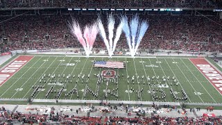 Halftime: 50 Stars: A Tribute to Our Veterans. Ohio State vs. Michigan State 11/11/23