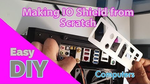 Making Motherboard IO Shield from Scratch - Easy DIY