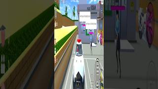 Sakura fight 😂 with police 🚓🚨 #games #sakuraschoolsimulator