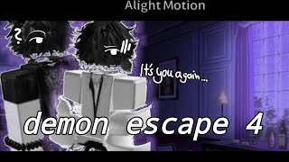 DEMON ESCAPE (4) im so sorry it's so Short..#blb #roblox #viral #bl 