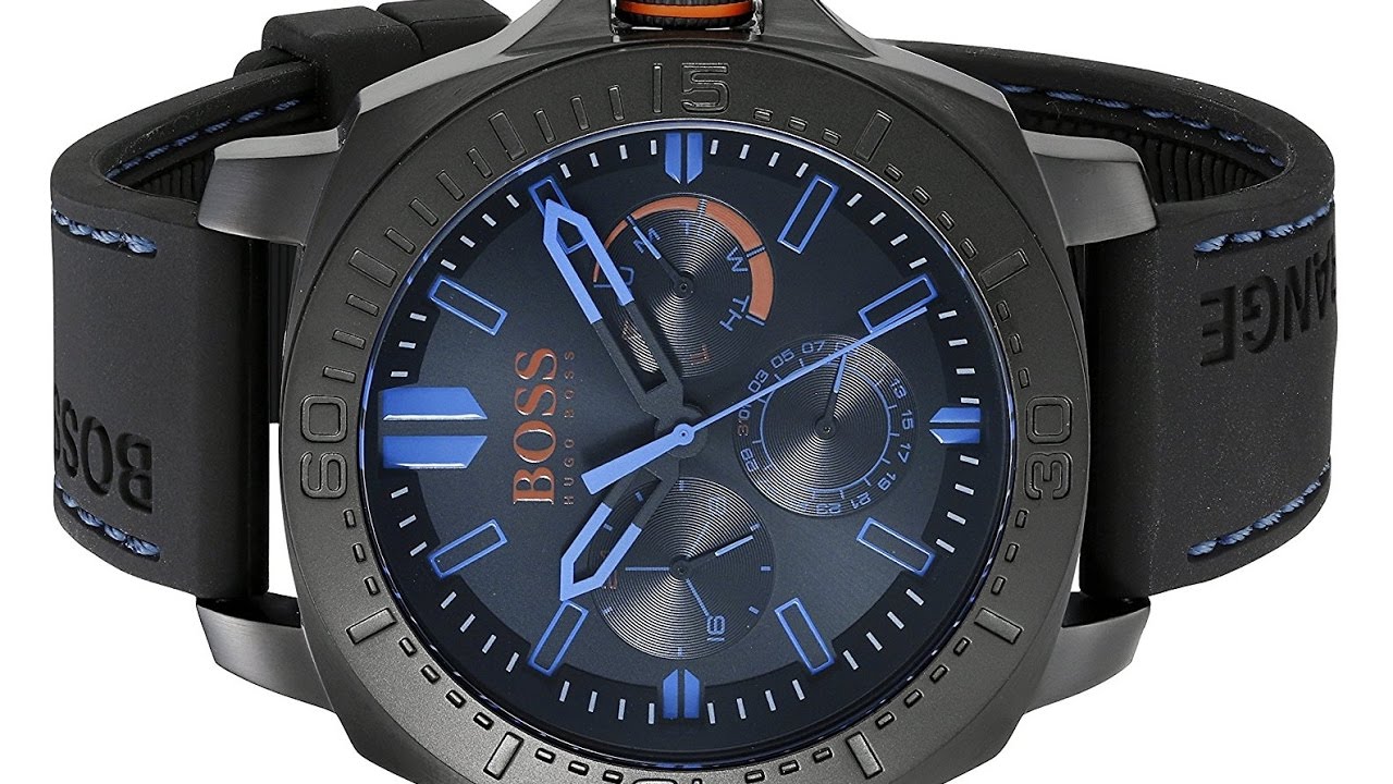 hugo boss orange blue watch