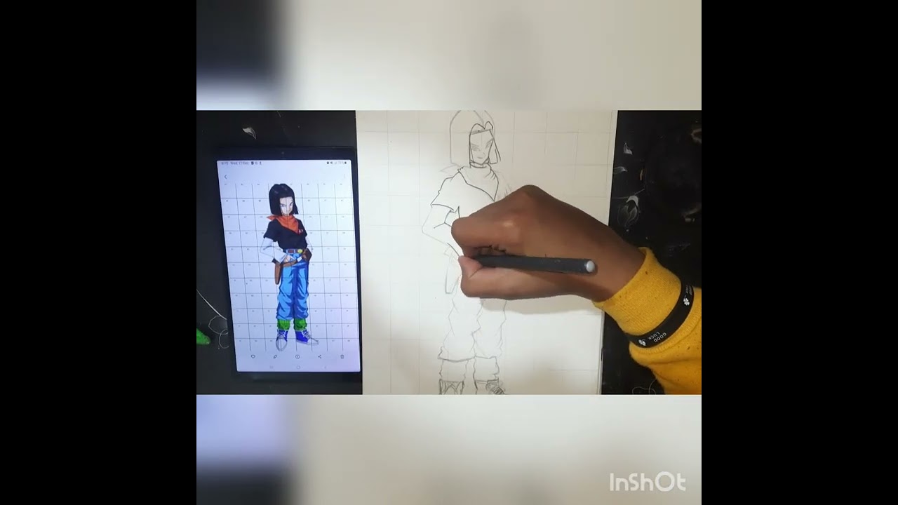 How to draw Android 17 step by step tutorial😎😎💥💥 