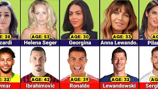 AGE Comparison: Famous Footballers And Their Wives/Girlfriends (Part 1)