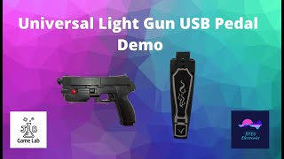 Universal USB Pedal for Light Guns Demo. Add an Extra button to any gun!