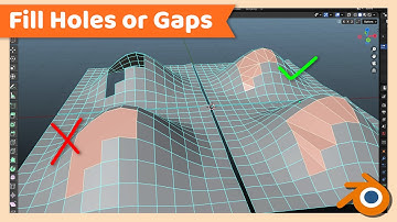 How to Fill Holes or Gaps | Blender Tutorial