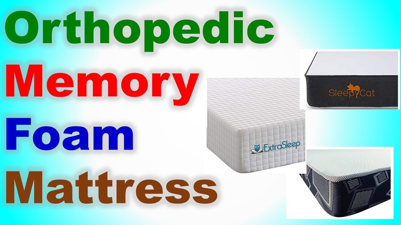 Best Orthopedic Memory Foam Mattress in India with Price ...