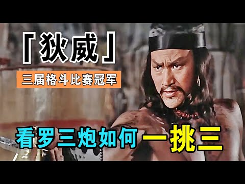 三届格斗冠军有多强？狄威一挑三不落下风，一拳打断成龙鼻梁，差点害死人命