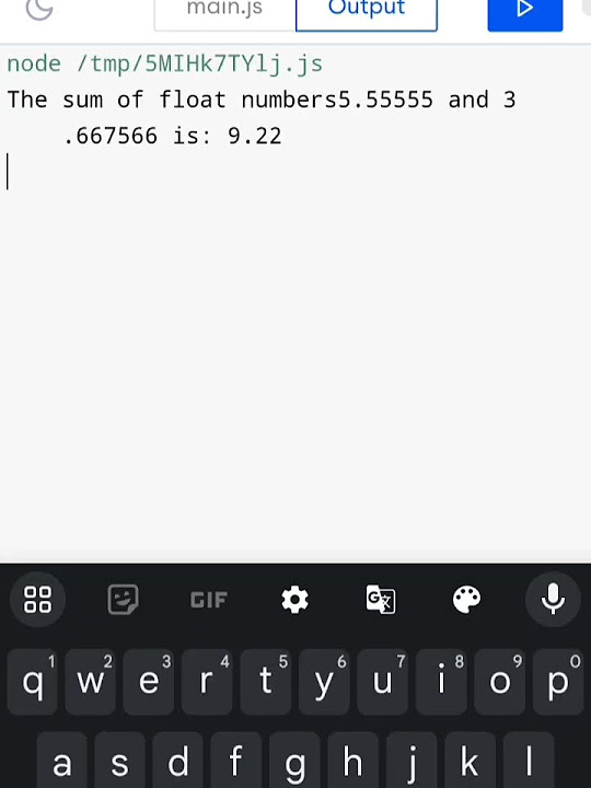 Add Two Float numbers | JAVASCRIPT | PART-6 #coding #javascript #code # ... image.