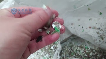 Zig Zag Label Remover Machine,Plastic Recycling Machine