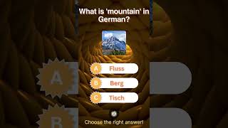 Fun German Word Quiz! Test Your Vocabulary | Learn German / Mountain screenshot 2