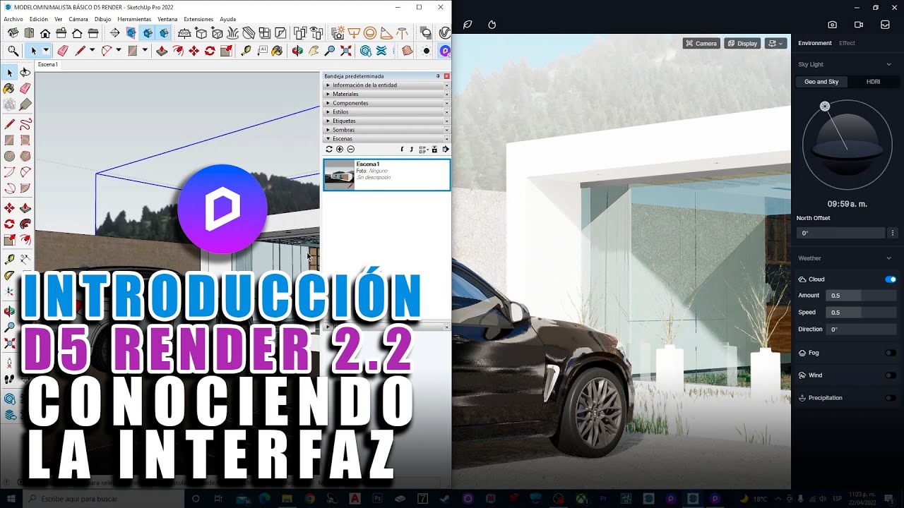 D5 RENDER 2.2 INTRODUCCIÓN AL PROGRAMA - YouTube