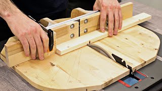 Making Unique Miter Saw Sled for a Table Saw