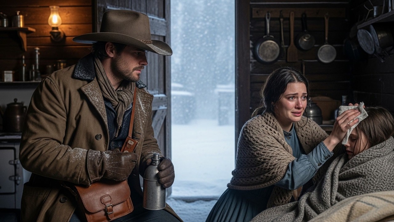 Her Baby Was Dying And The Doctor Was Gone, The Cowboy Rode Through A Blizzard To Find Medicine