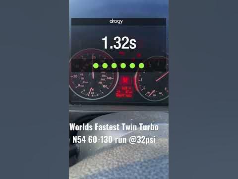 NEW TWIN TURBO N54 60-130mph RECORD!! - YouTube