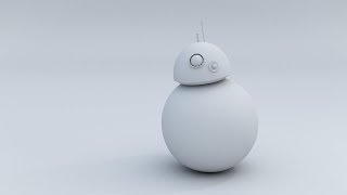 Blender Tutorial - Creating BB8 (Modeling) P1