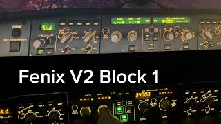 Fenix A320 V2 Block1 FCU push/pull test in flight