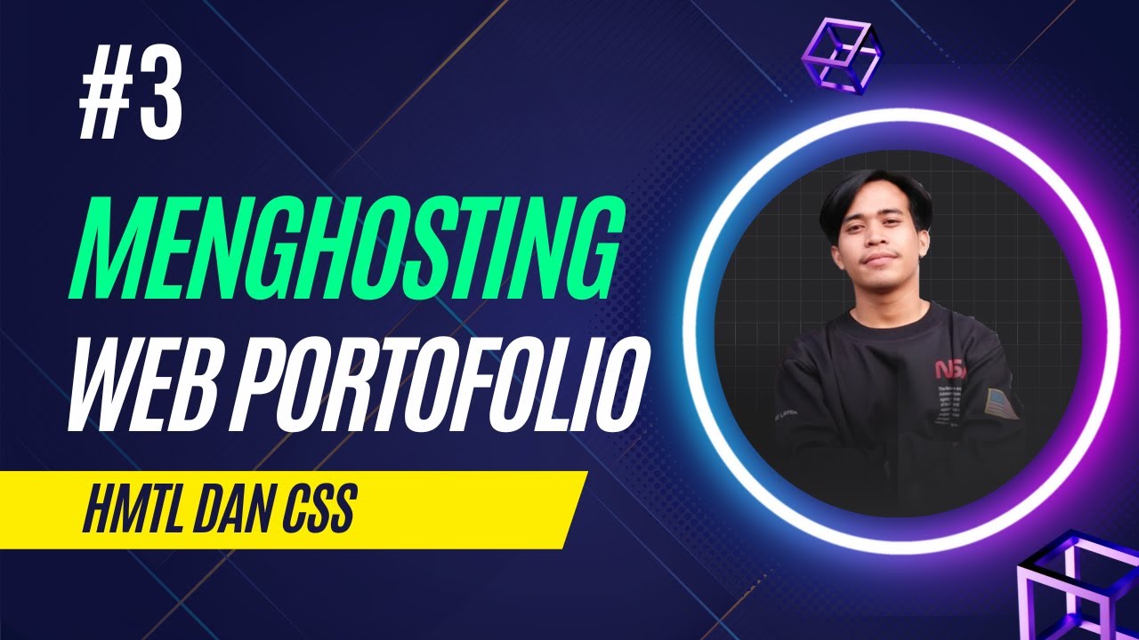 Part3 Membuat web portofolio | Publikasi #html #css - YouTube