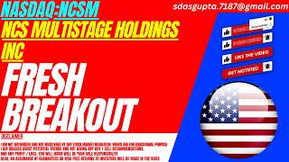 NCSM STOCK : FRESH BREAKOUT | NCS MULTISTAGE HOLDINGS STOCK