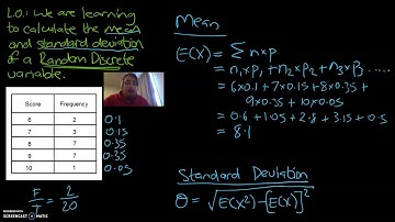 49 Calculating Mean and Standard Deviation of a Random Discrete Variables